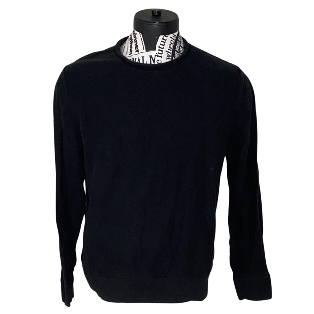🖤 GAP Men's Classic Black Crewneck Sweater 🖤
